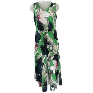 Carolina Belle Green Floral Jumpsuit